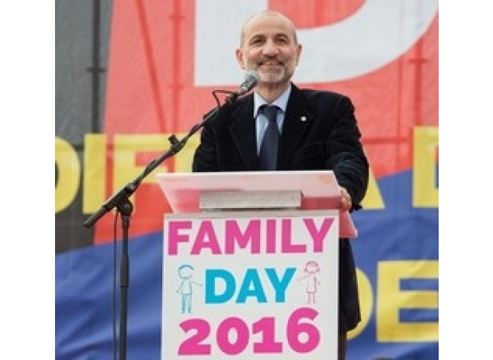 Massimo Gandolfini al Family Day Massimo Gandolfini al Family Day